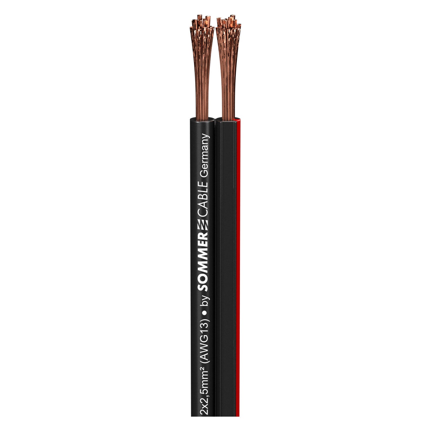 Installation cable SC-Nyfaz; 1 x 2 x 2,50 mm²; PVC; 7,5 x 3,5 mm; juodas - 300 m ritė