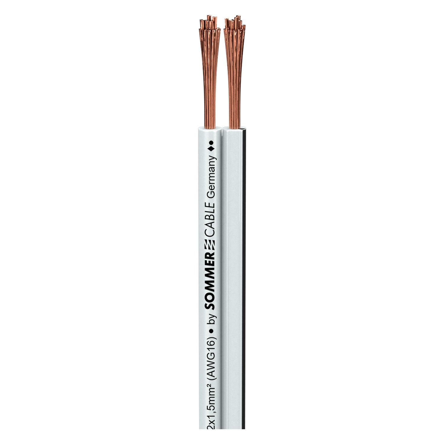 Installation cable SC-Nyfaz; 1 x 2 x 1,50 mm²; PVC; 6,5 x 2,8 mm; baltas - 500 m ritė