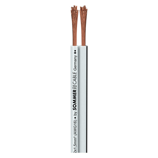 Installation cable SC-Nyfaz; 1 x 2 x 1,50 mm²; PVC; 6,5 x 2,8 mm; baltas - 500 m ritė