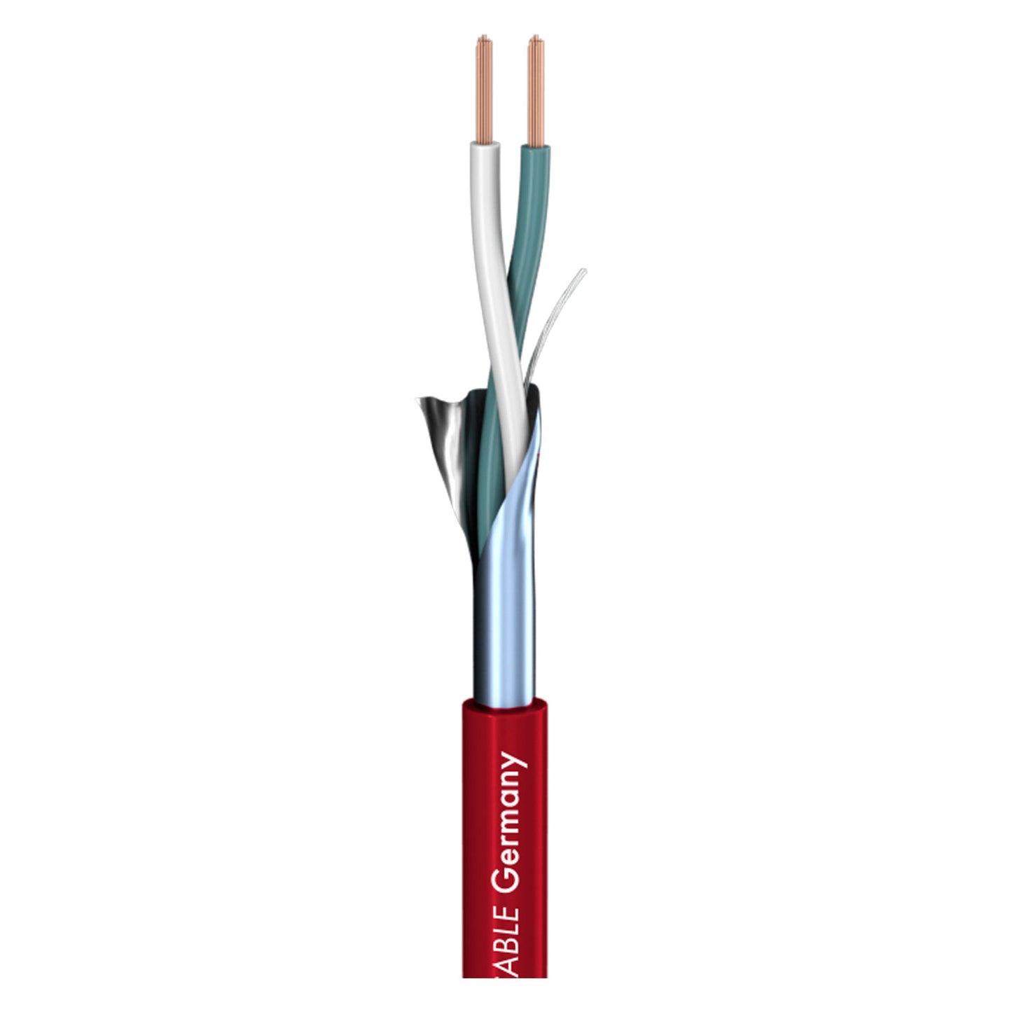 Patch cable SC-Isopod SO-F22; 2 x 0,22 mm²; PVC Ø 3,30 mm; raudonas - 500 m ritė