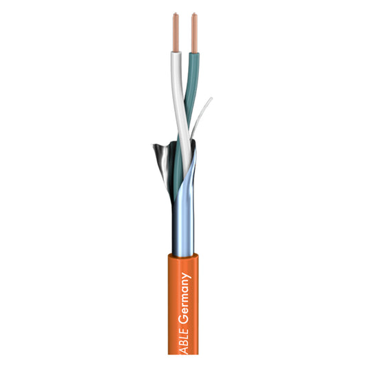 Patch cable SC-Isopod SO-F22; 2 x 0,22 mm²; PVC Ø 3,30 mm; oranžinis