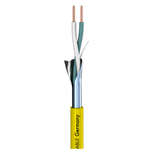 Patch cable SC-Isopod SO-F22; 2 x 0,22 mm²; PVC Ø 3,30 mm; geltonas - 500 m ritė