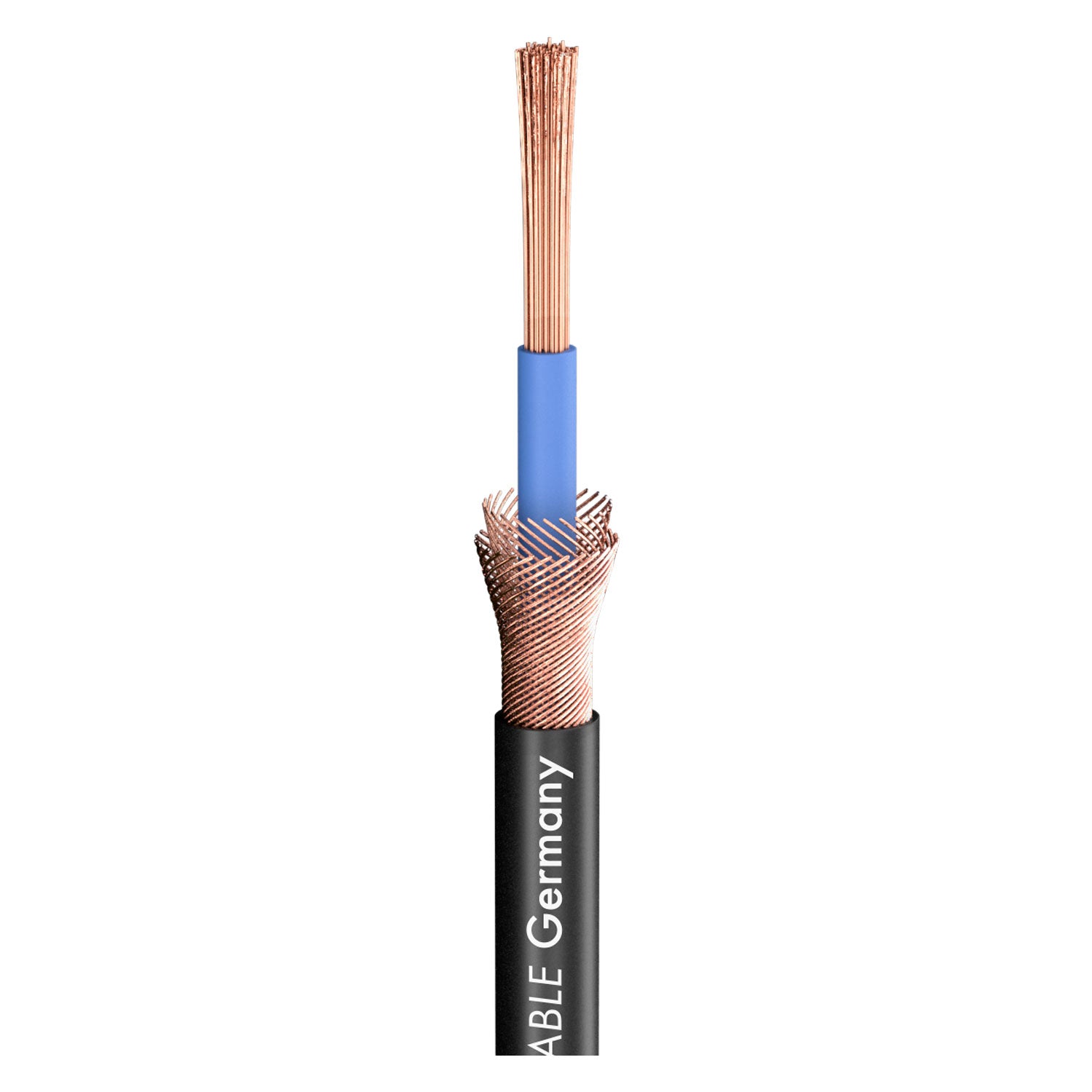 Garsiakalbių kabelis SC-Magellan SPK; 2 x 2,50 mm²; FRNC Ø 6,00 mm; juodas - 100 m ritė