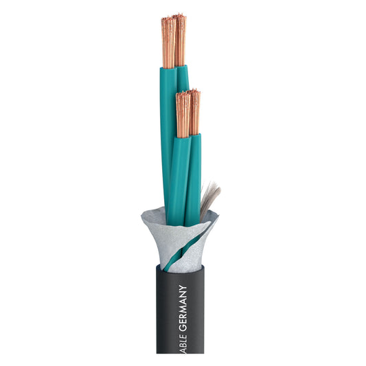 Garsiakalbių kabelis Elephant Robust SPM440; 4 x 4,00 mm²; PVC Ø 11,00 mm; juodas - 200 m ritė