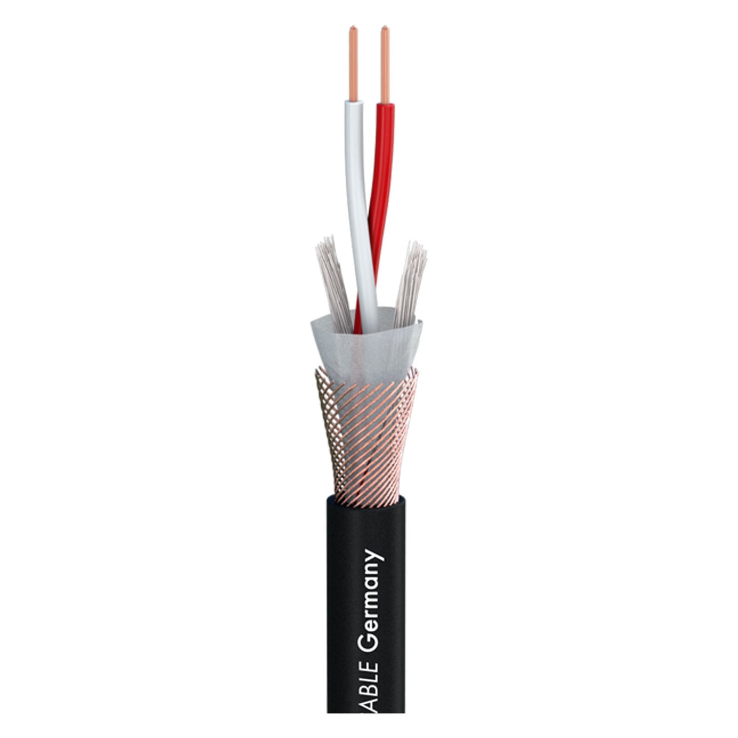 DMX Binary 234 AES/EBU MKII; 2 x 0,34 mm²; PUR Ø 6,20 mm; juodas - 200 m ritė