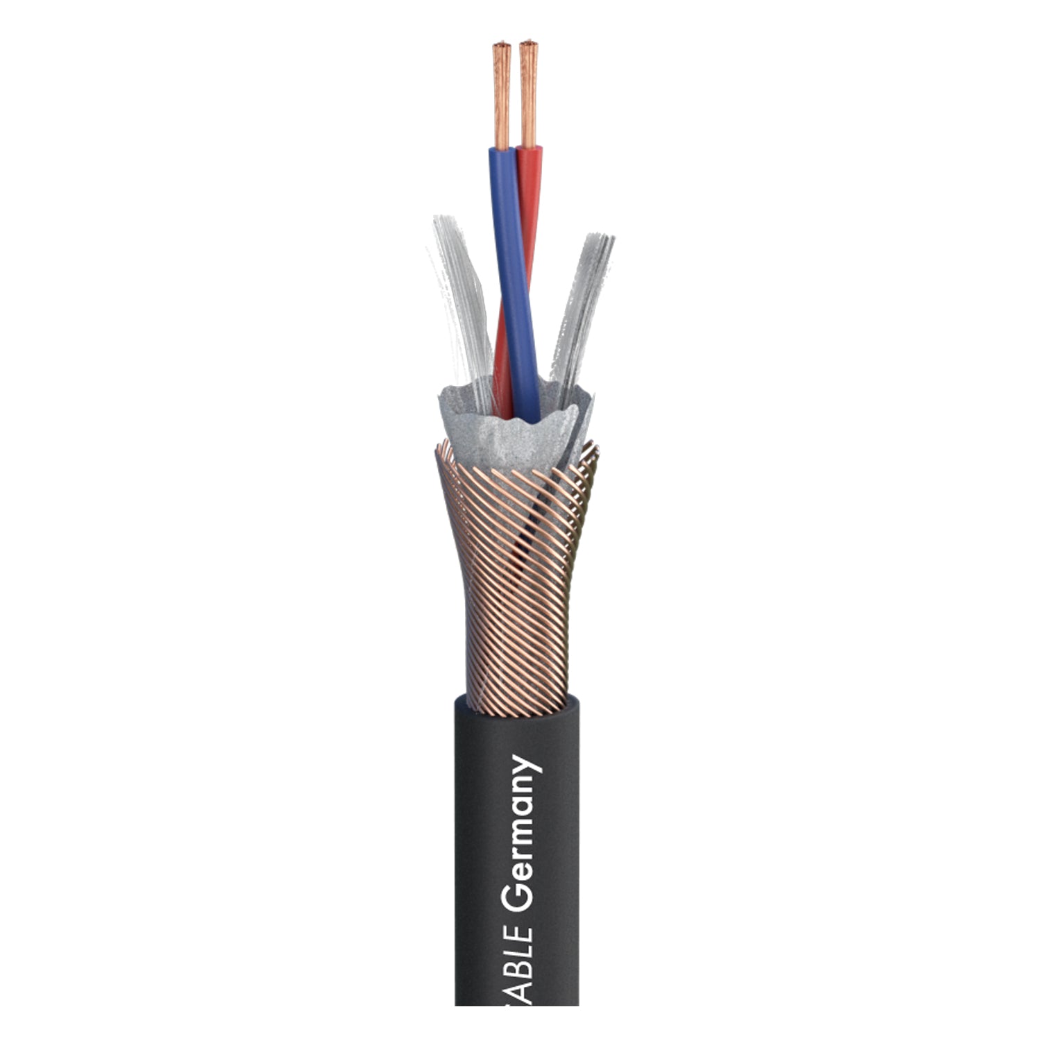 Mikrofono kabelis, DMX, AES/EBU, SC-MICRO-STAGE; 2 x 0,14 mm²; PVC Ø 5,80 mm; juodas