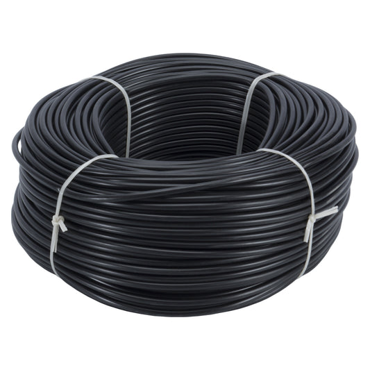 Insulating Tubing, PVC, PU: 100 m, juodas