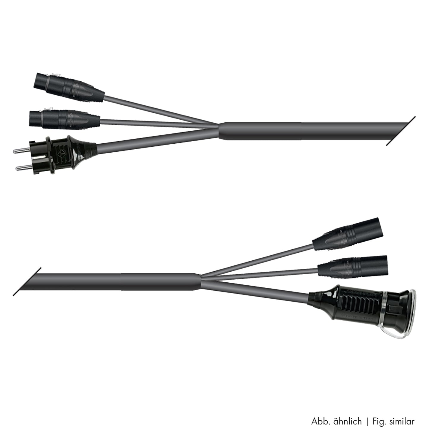 AES / EBU, DMX & Power Looms