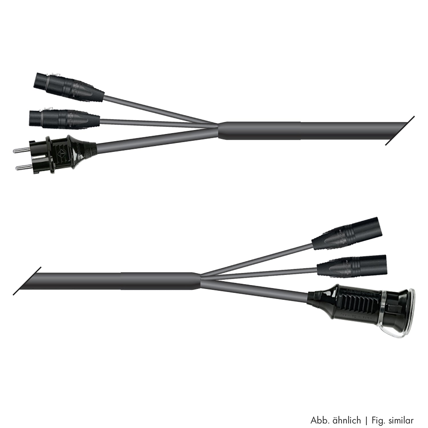 AES / EBU, DMX & Power Looms