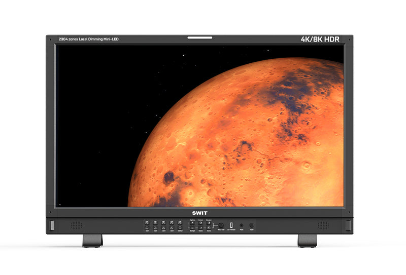 SWIT BM-U325MD | 31.5" Local-dimming Million-contrast 1500nits 4x12GSDI HDR Zero-Delay Flagship UHD New-LED Monitor with AI-Calibration