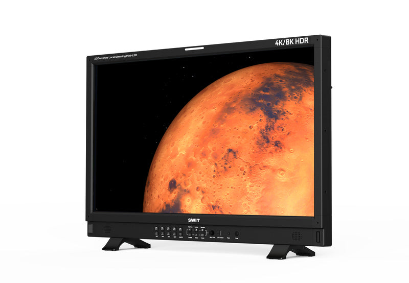 SWIT BM-U325MD | 31.5" Local-dimming Million-contrast 1500nits 4x12GSDI HDR Zero-Delay Flagship UHD New-LED Monitor with AI-Calibration