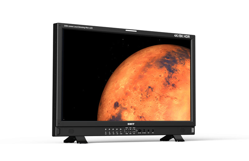 SWIT BM-U325MD | 31.5" Local-dimming Million-contrast 1500nits 4x12GSDI HDR Zero-Delay Flagship UHD New-LED Monitor with AI-Calibration
