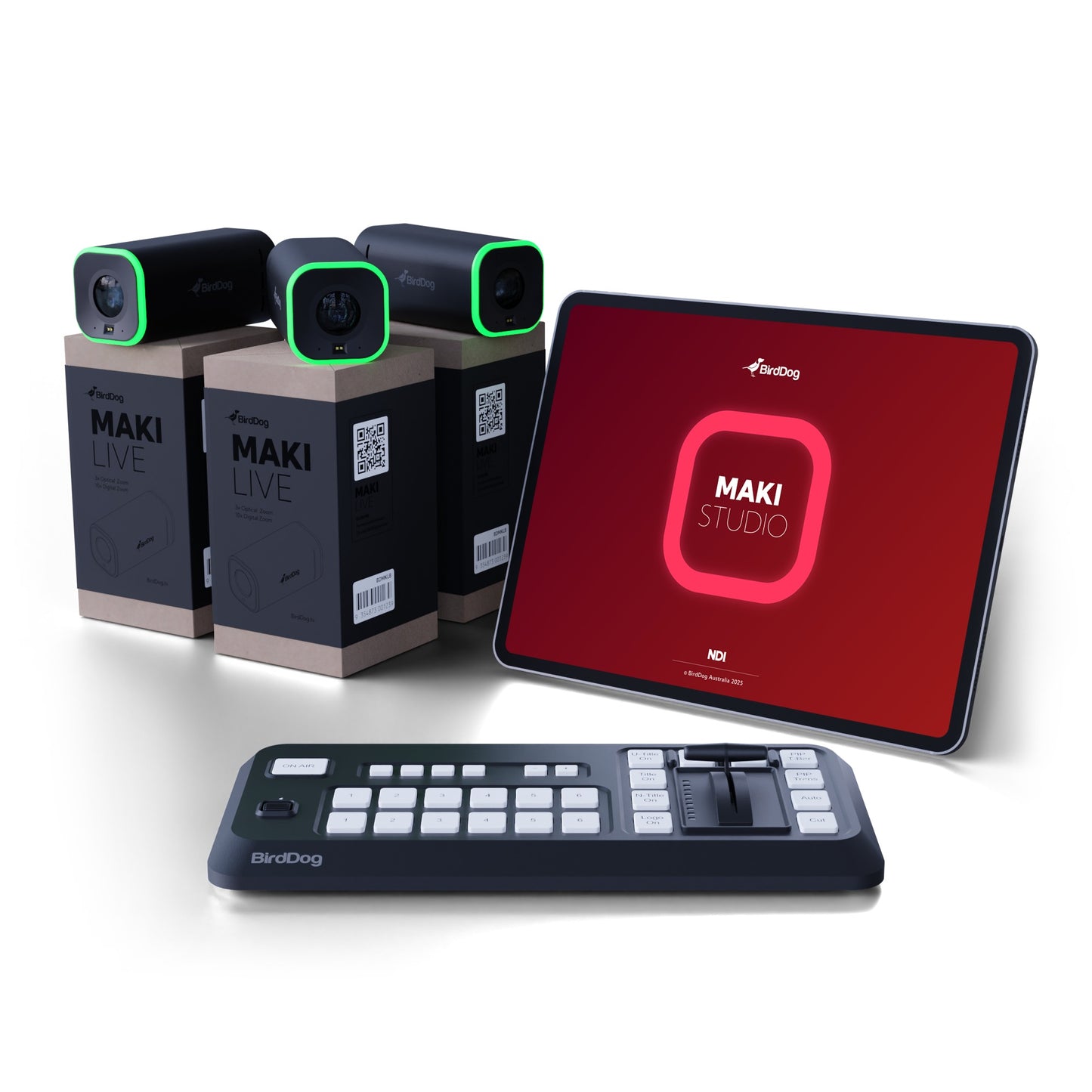 BirdDog 3x MAKI Live + 1x Control Surface Combo