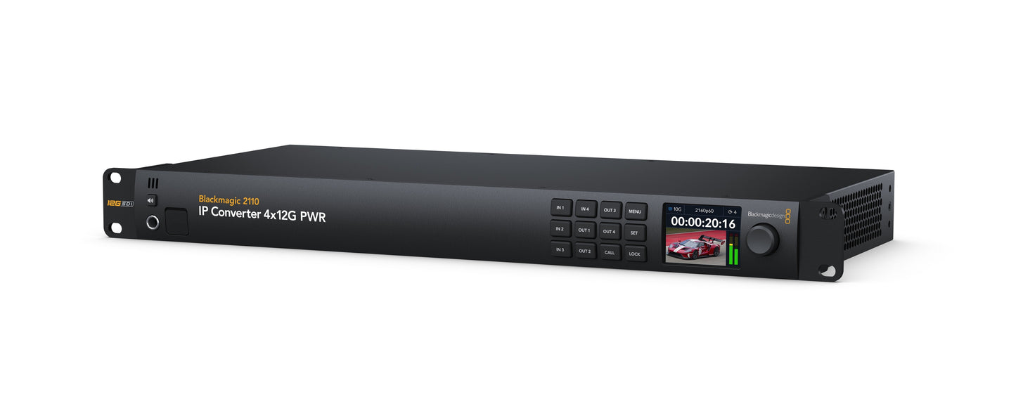 2110 IP Converter 4x12G PWR Angle