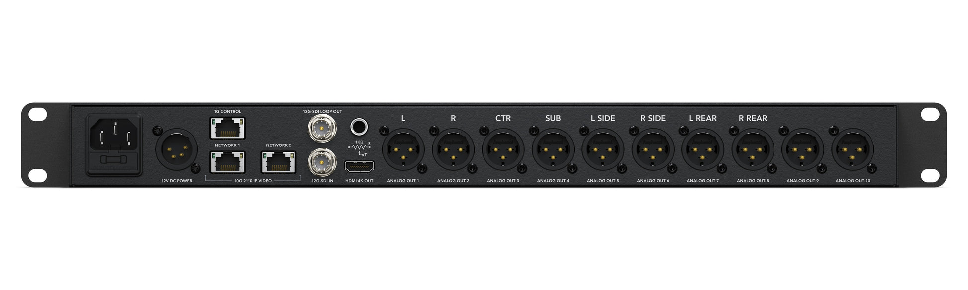 2110 IP Converter SDI To HDMI 12G 10 Rear