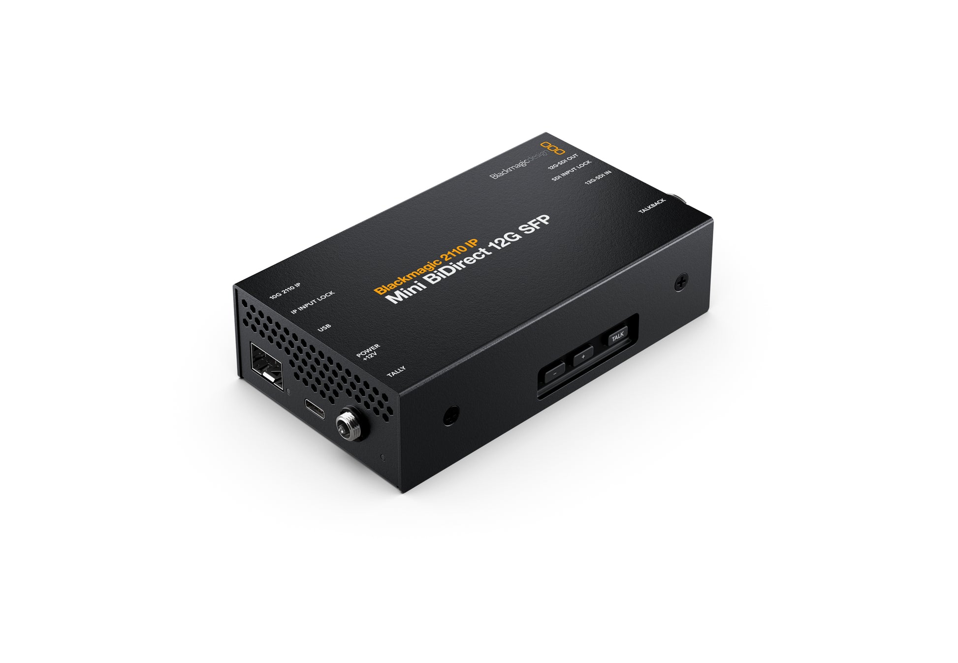 2110 IP Mini BiDirect 12G SFP Left Angle