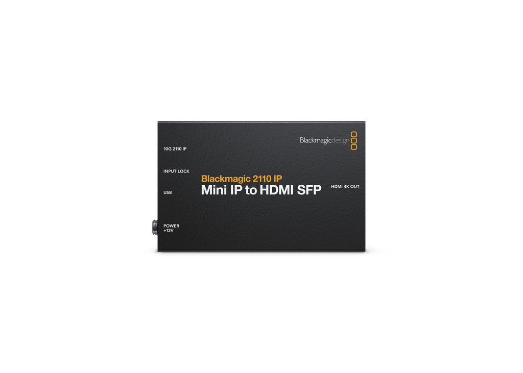 2110 IP Mini IP to HDMI SFP Top