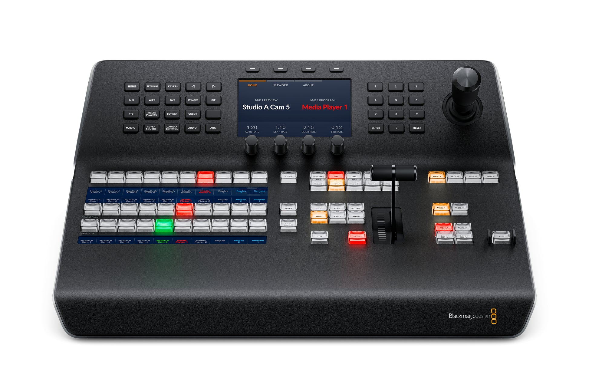 ATEM 1ME Advanced Panel 10 Front