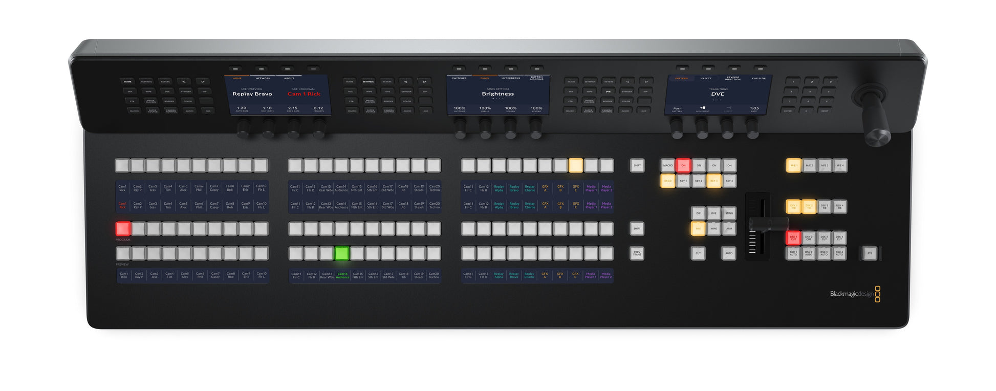 ATEM 1ME Advanced Panel 30 Top