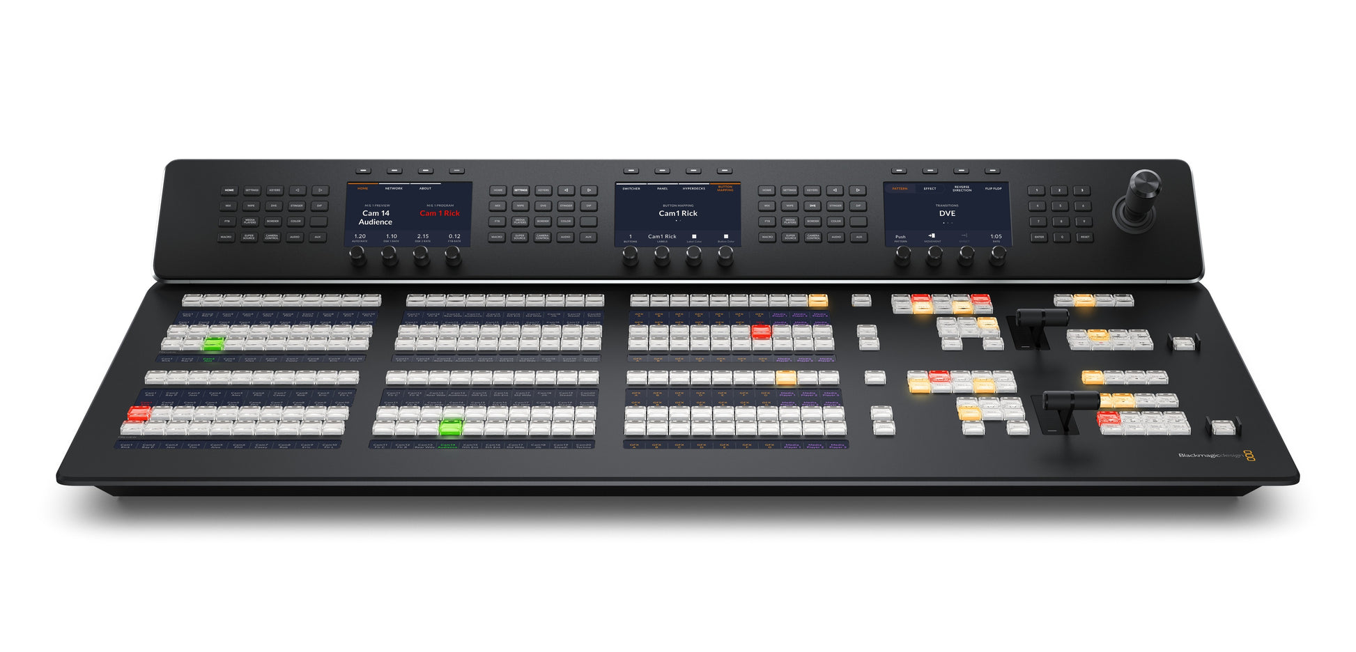ATEM 2ME Advanced Panel 30 Front
