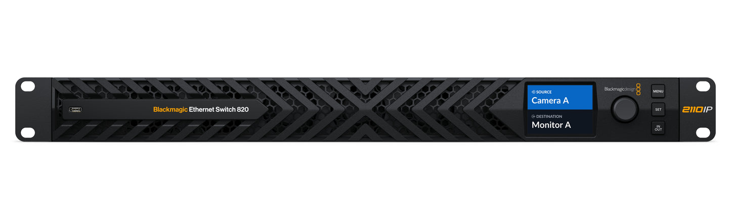 Blackmagic Ethernet Switch 820 02
