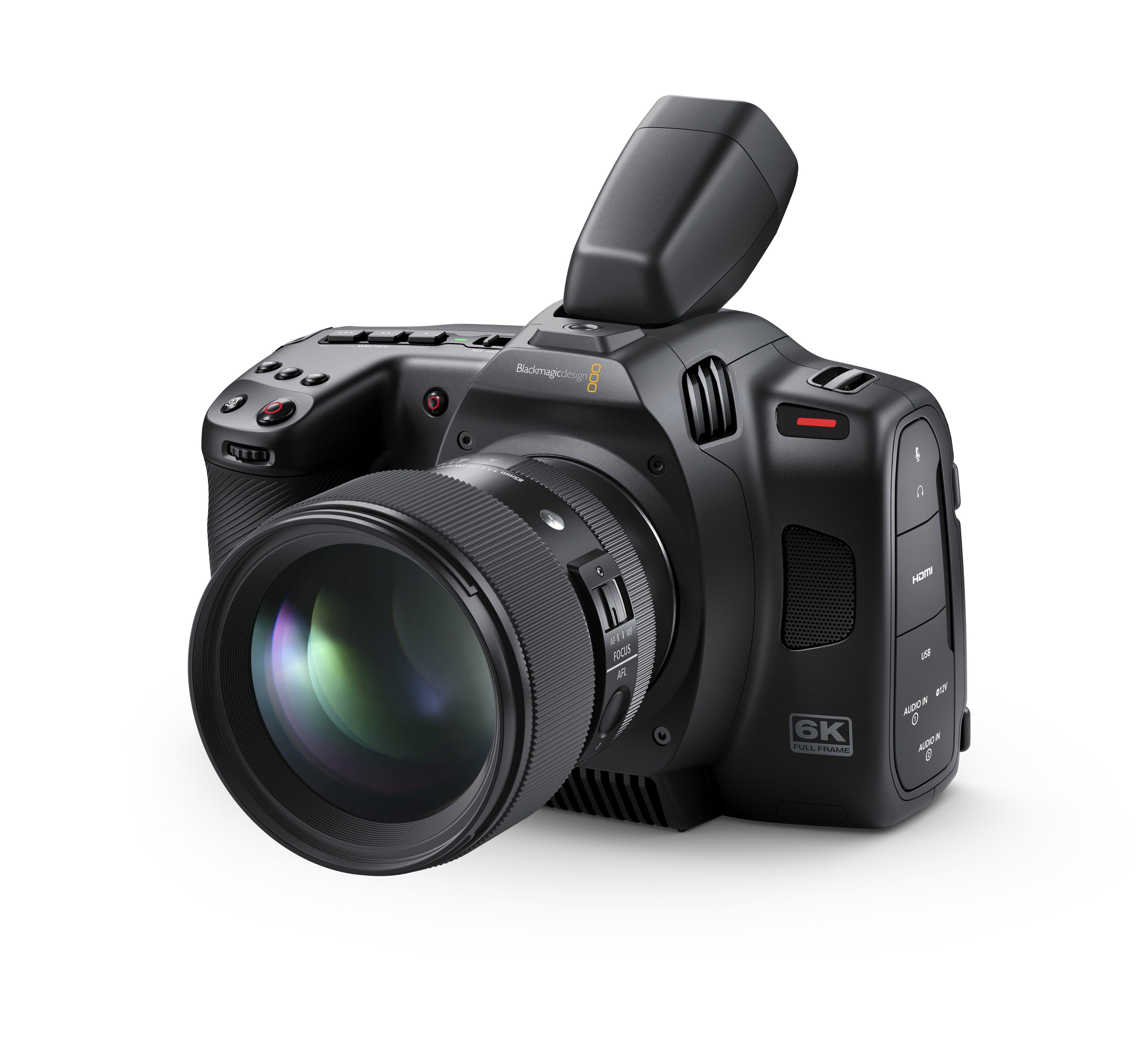 Cinema Camera 6K Front With EVF