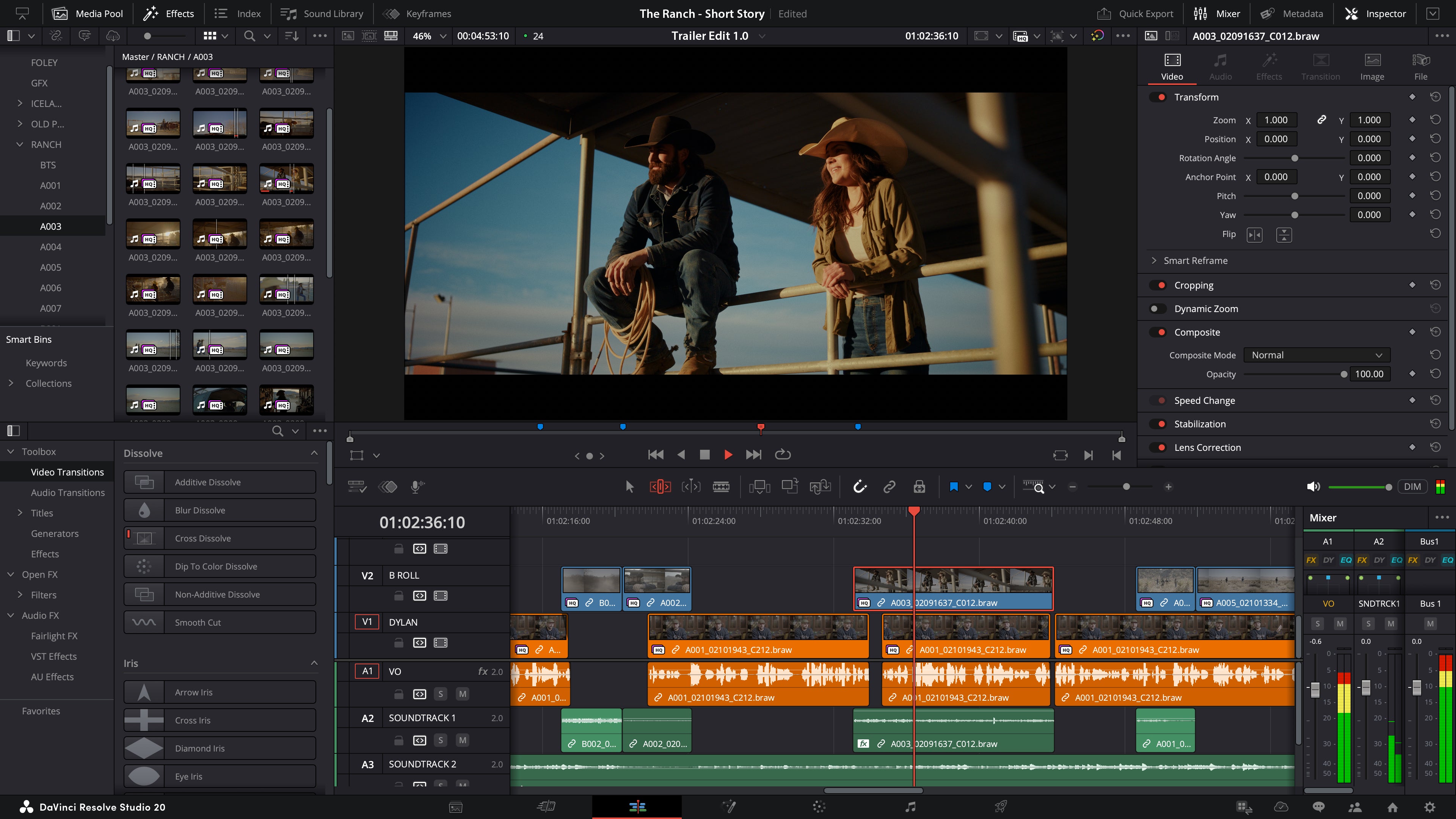 DaVinci Resolve 20 Edit