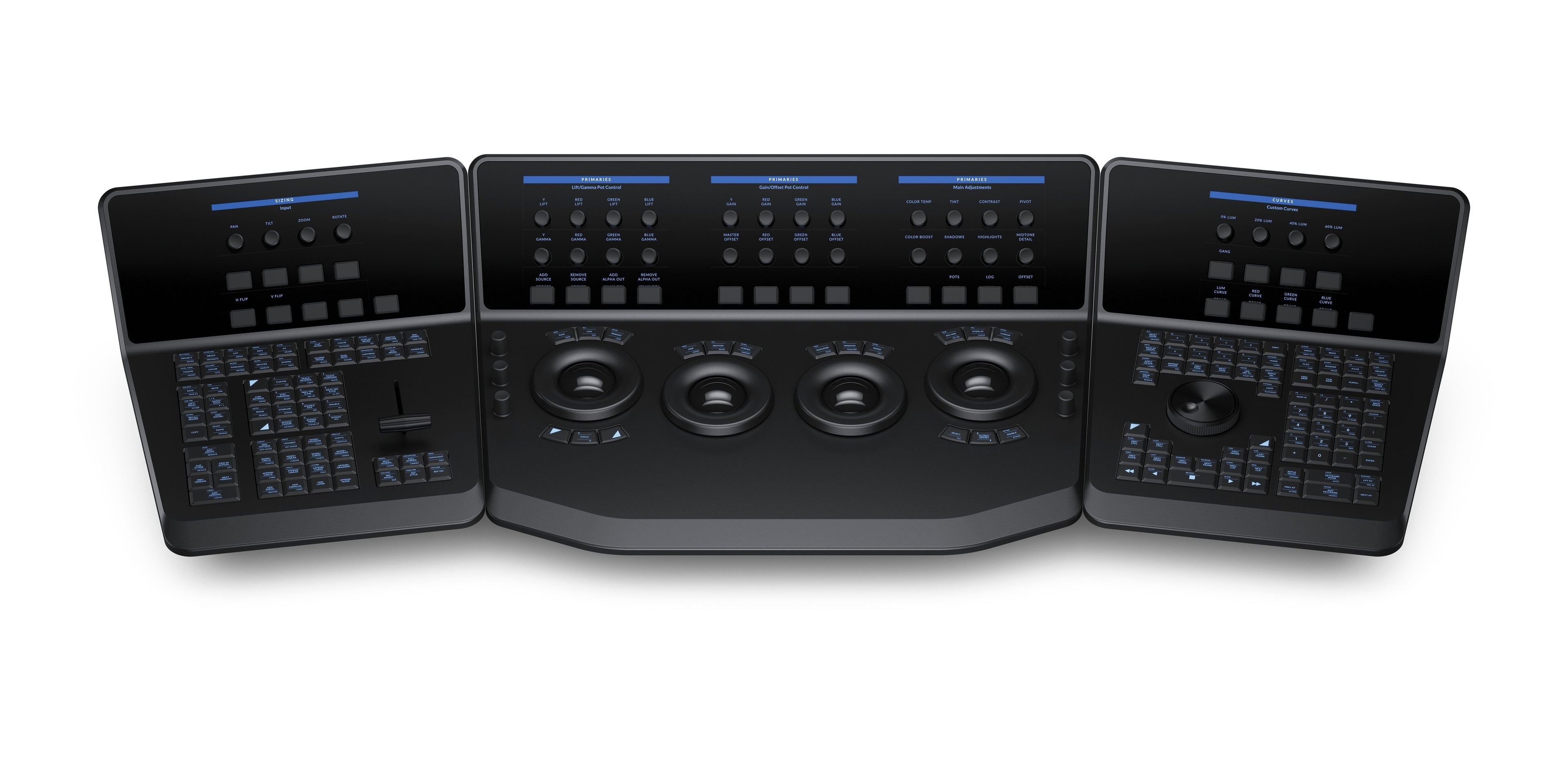 DaVinci Resolve Advanced Panel Top