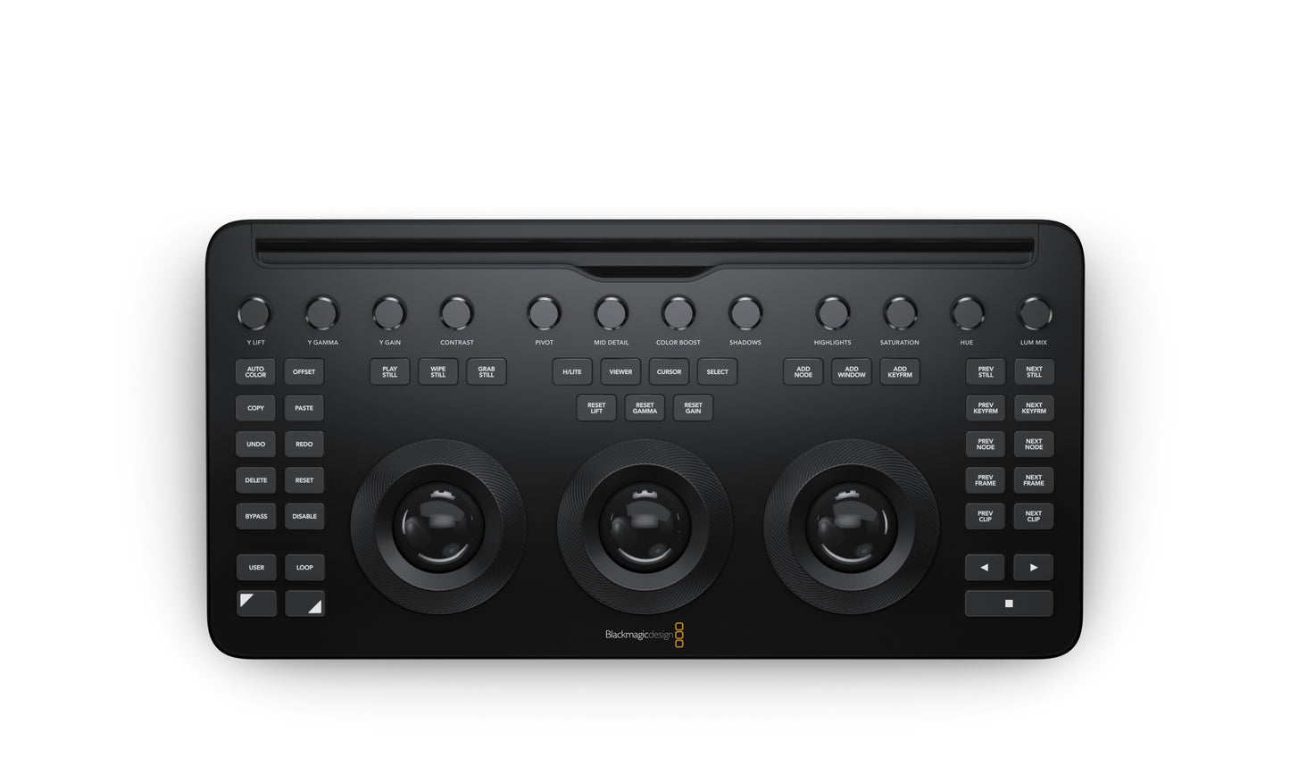 DaVinci Resolve Micro Color Panel Top
