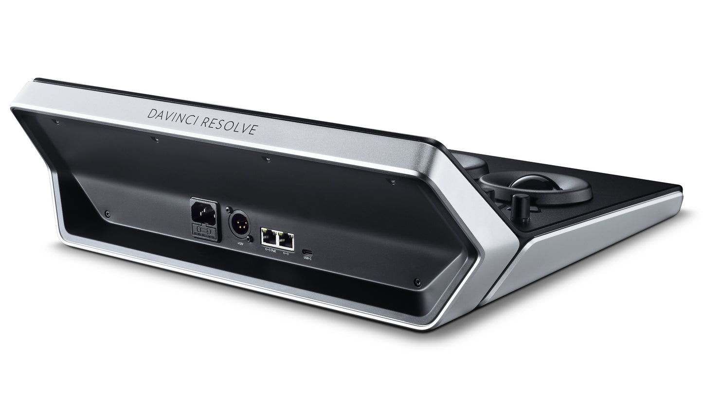 DaVinci Resolve Mini Panel Rear Angle