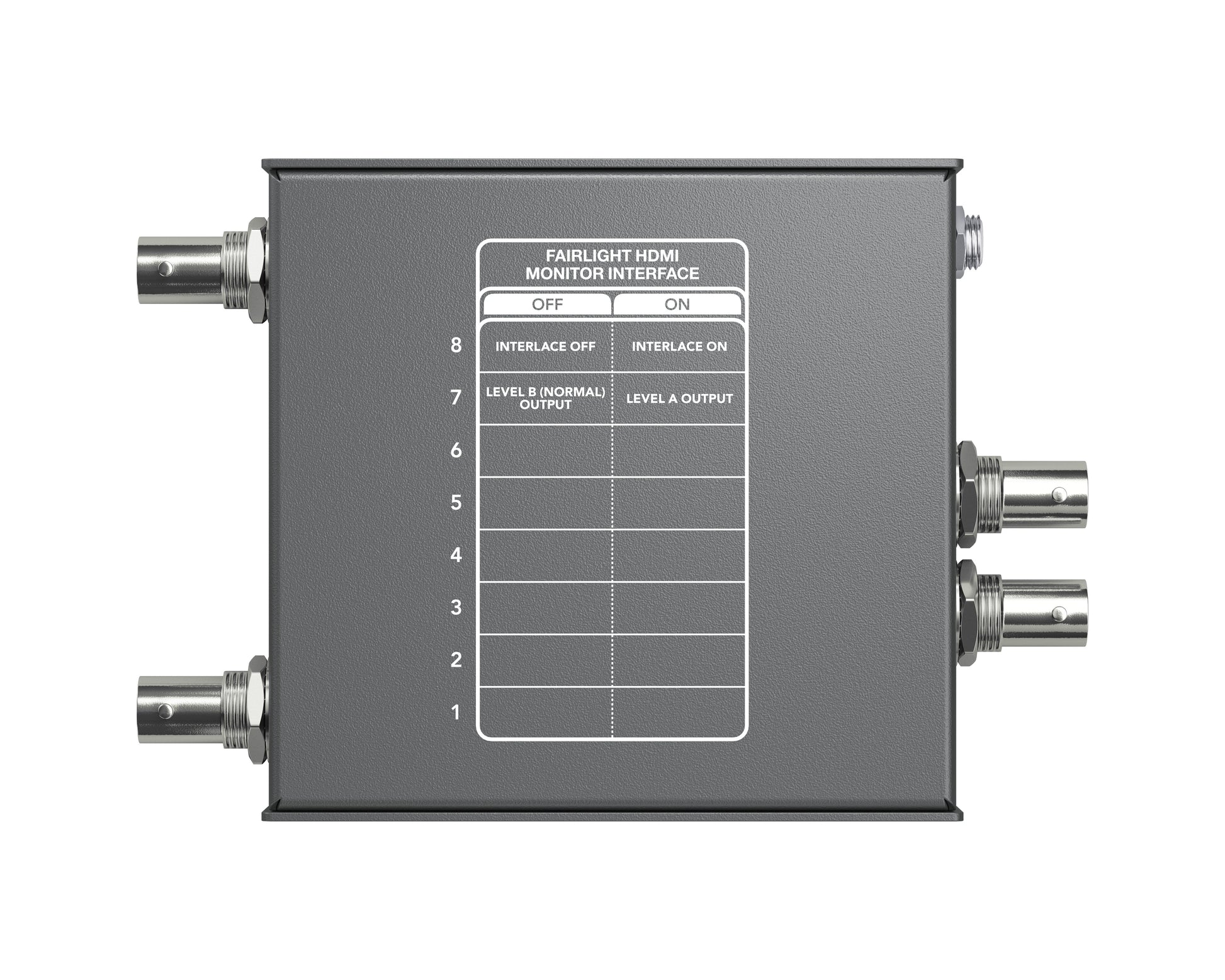 Fairlight HDMI Monitor Interface Rear