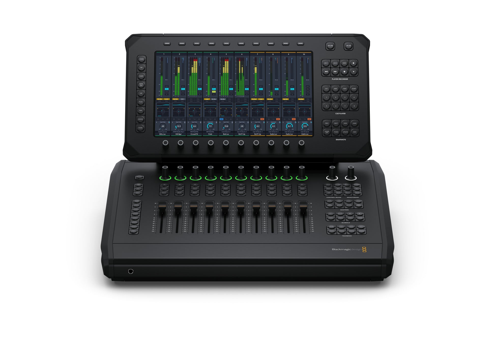 Fairlight Live Audio Panel 10 press 02 front