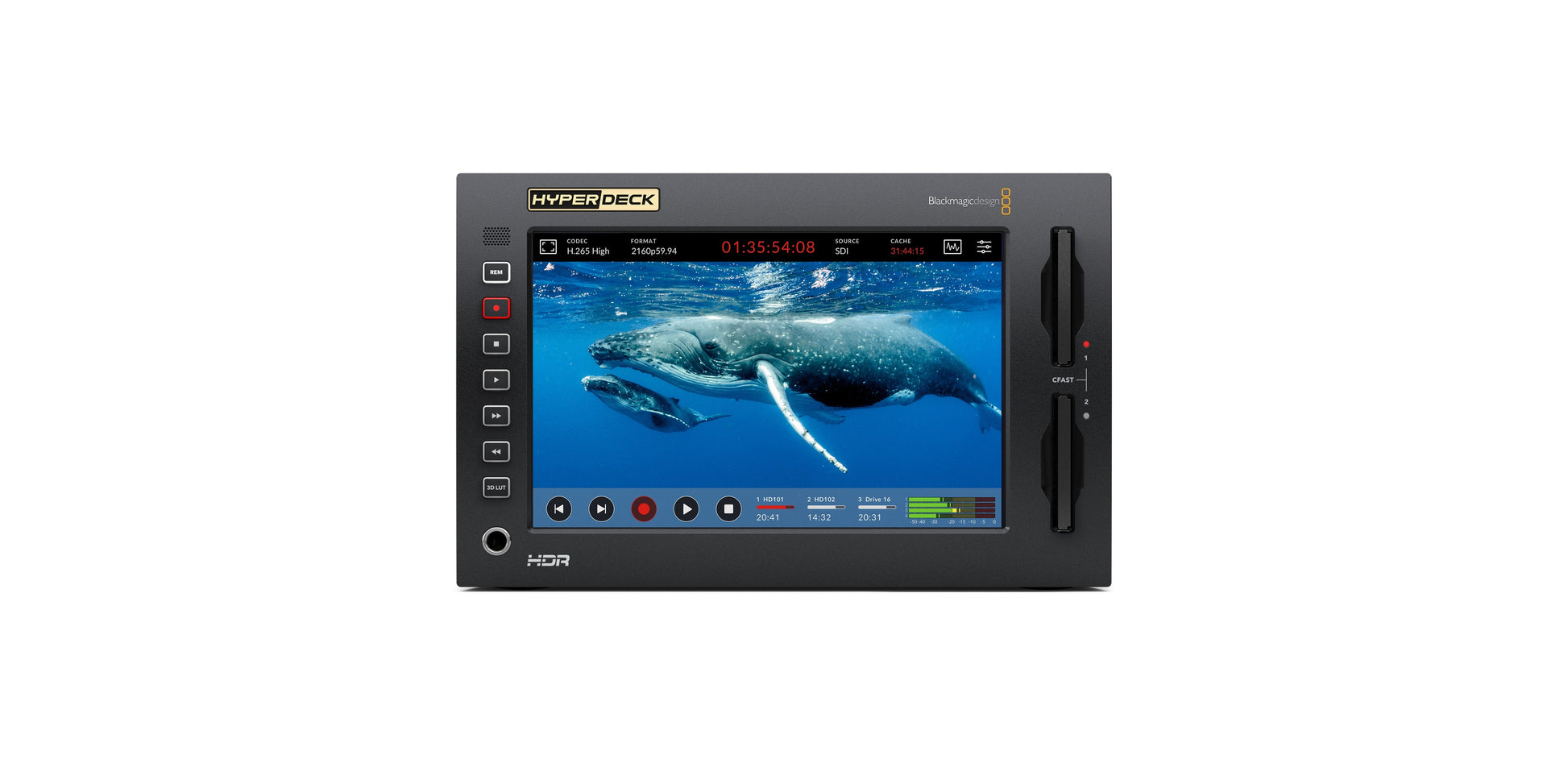 HyperDeck Extreme 4K HDR Front