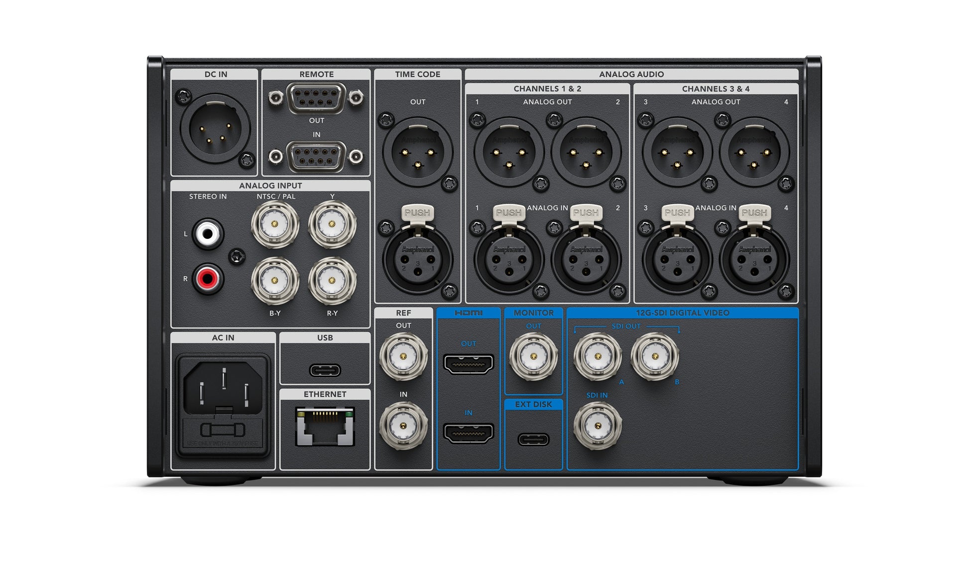 HyperDeck Extreme 4K HDR Rear