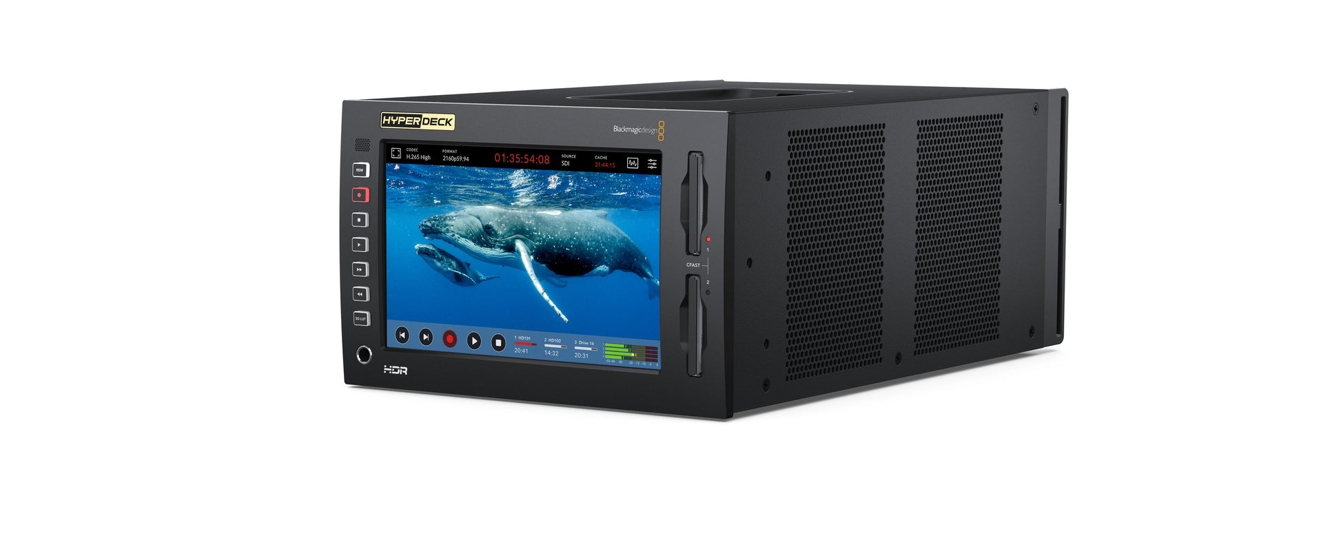 HyperDeck Extreme 4K HDR Right Angle