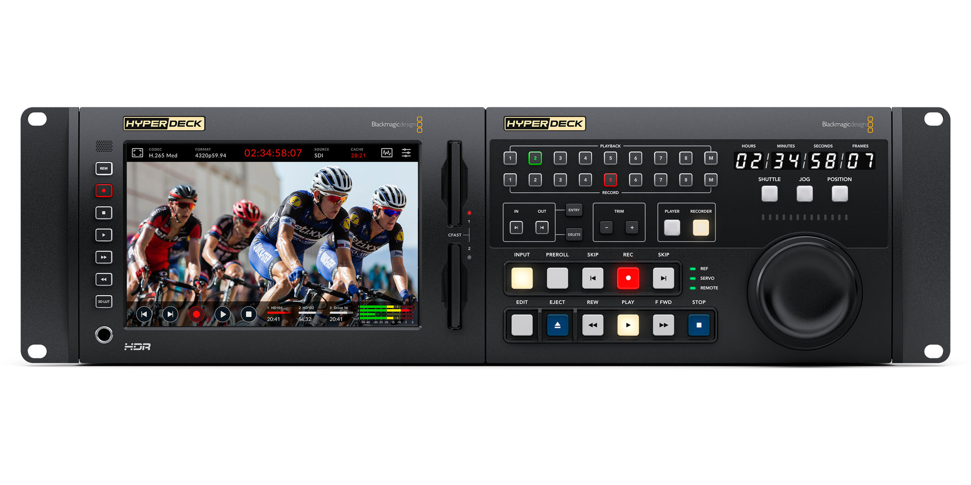 HyperDeck Extreme 8K HDR Front Pair hyperdeck extreme 8k hdr