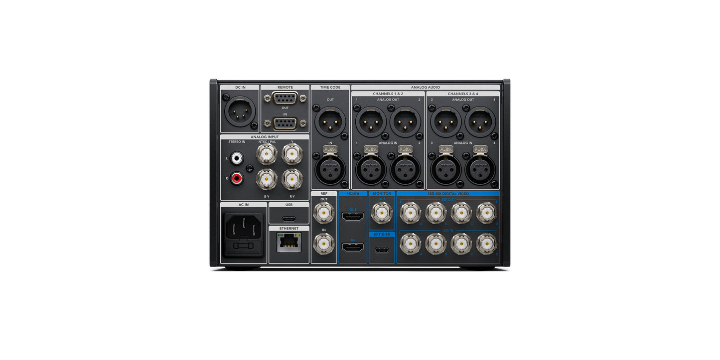 HyperDeck Extreme 8K HDR Rear