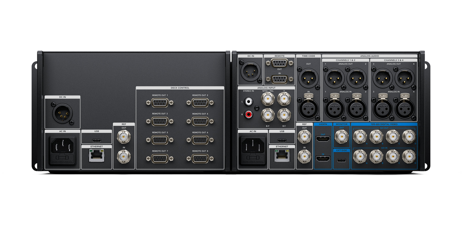 HyperDeck Extreme 8K HDR Rear Pair hyperdeck extreme 8k hdr