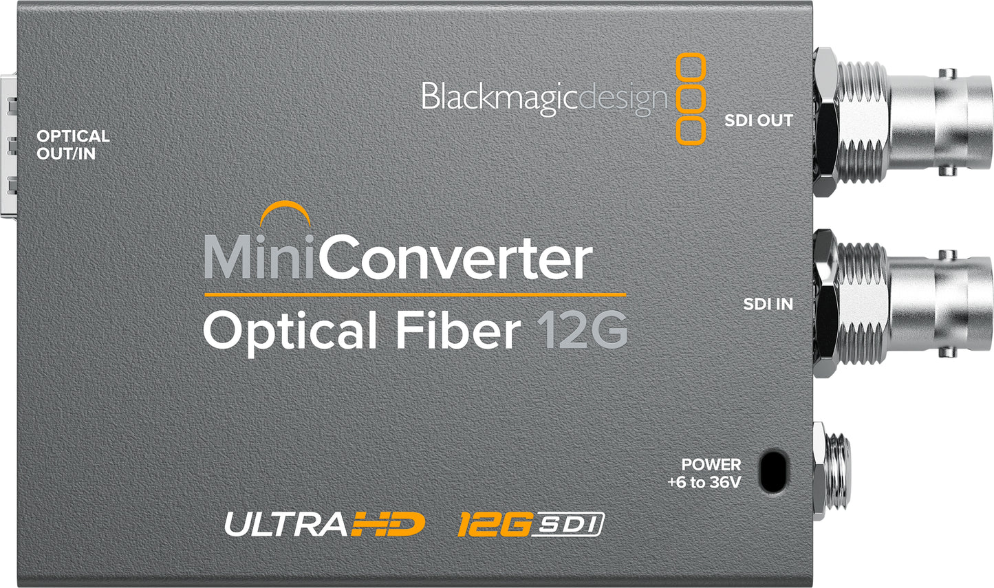 Mini Converter Optical Fiber 12G Front