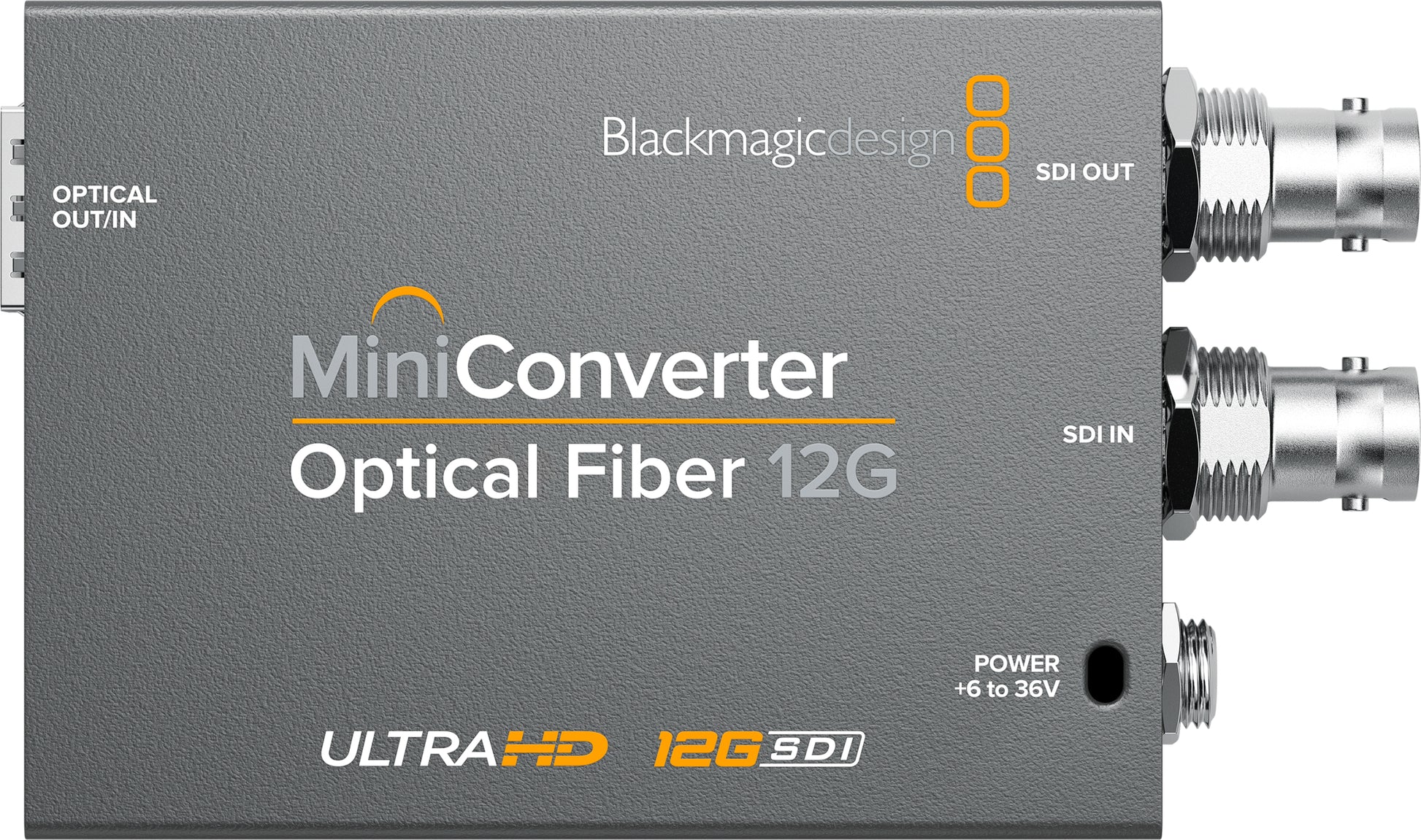 Mini Converter Optical Fiber 12G Front