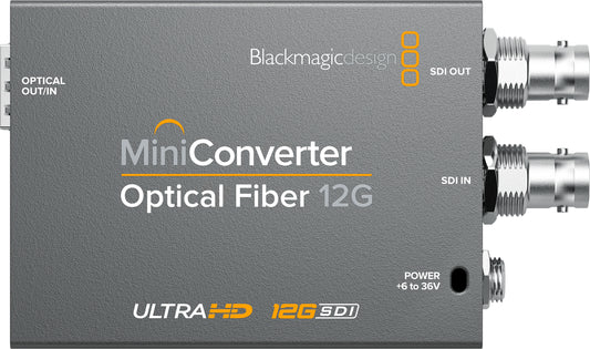 Mini Converter Optical Fiber 12G Front