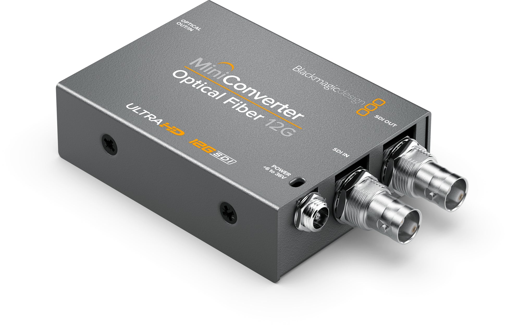 Mini Converter Optical Fiber 12G Right Angle
