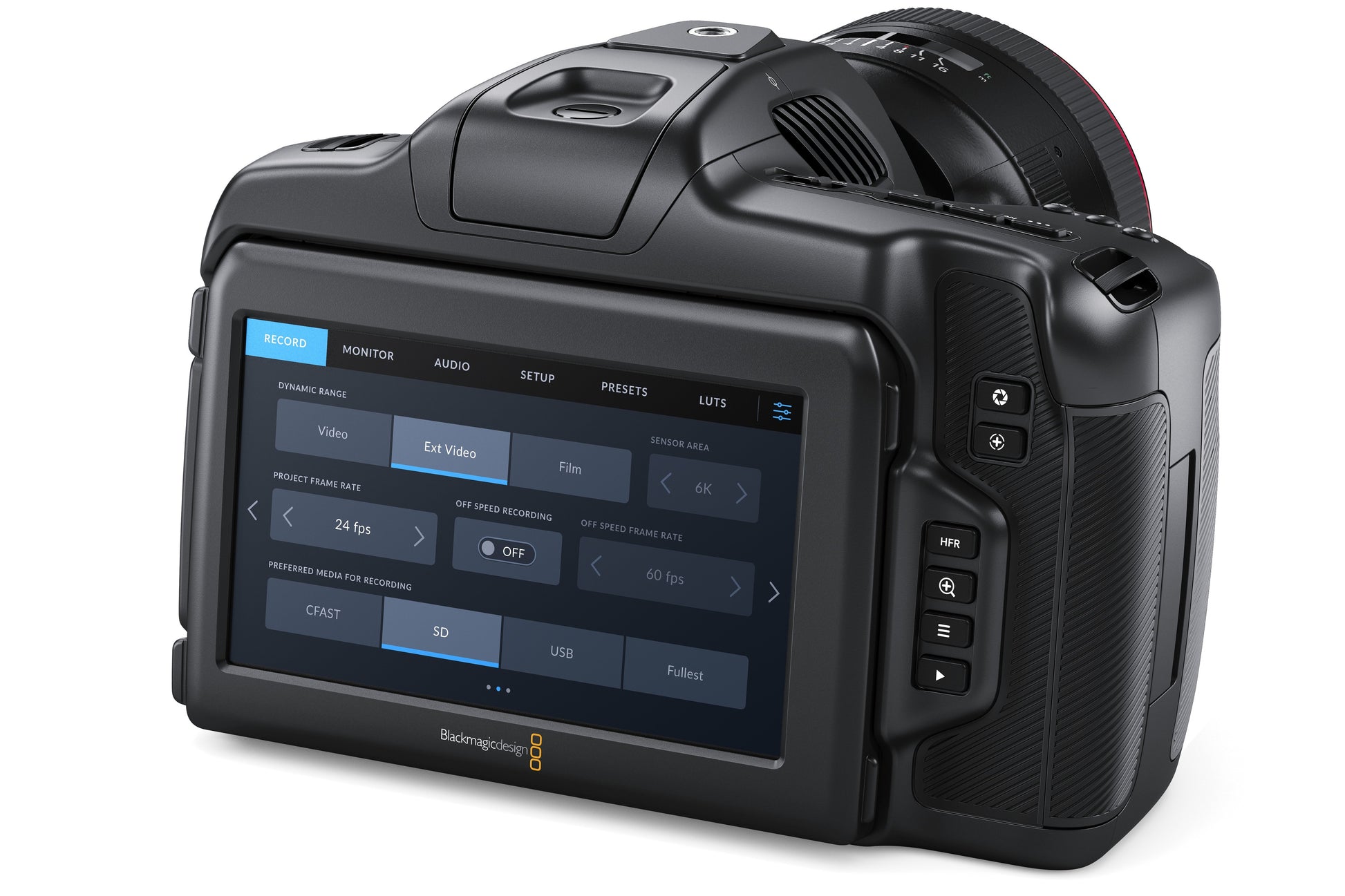 Pocket Cinema Camera 6K G2 Menus