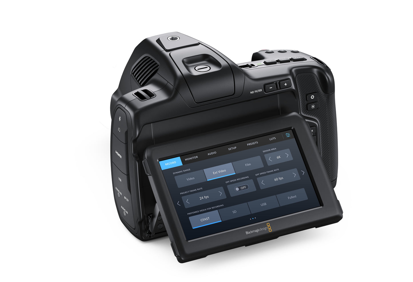 Pocket Cinema Camera 6K Pro Rear Monitor