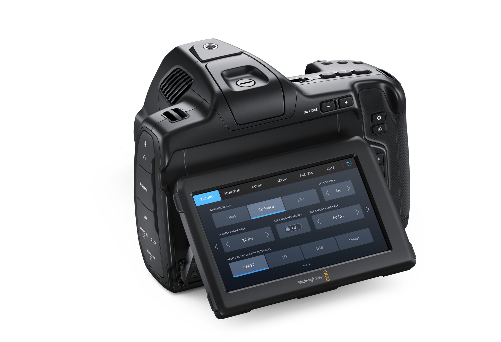 Pocket Cinema Camera 6K Pro Rear Monitor