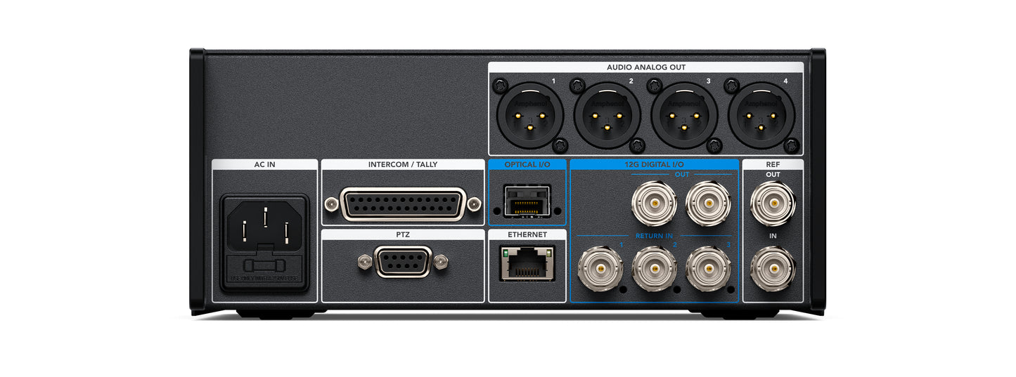 Studio Fiber Converter Rear