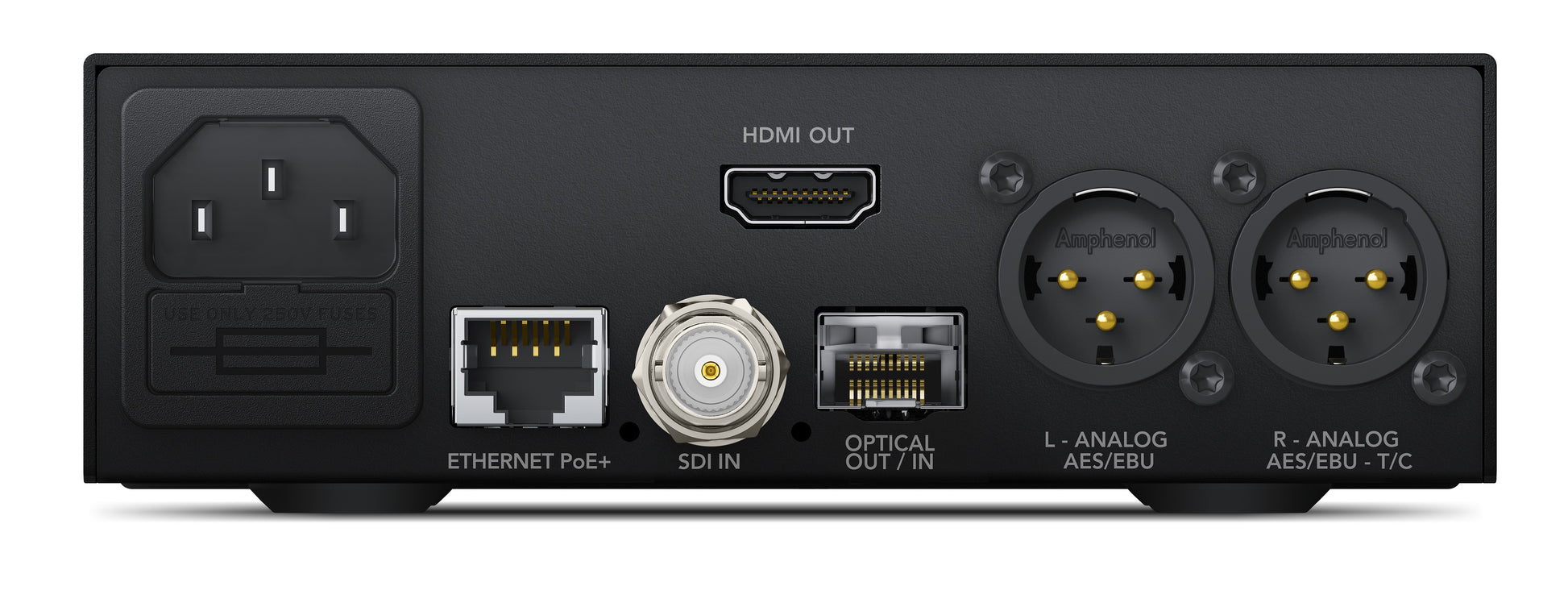 TeranexMini OpticaltoHDMI12G Rear rgb