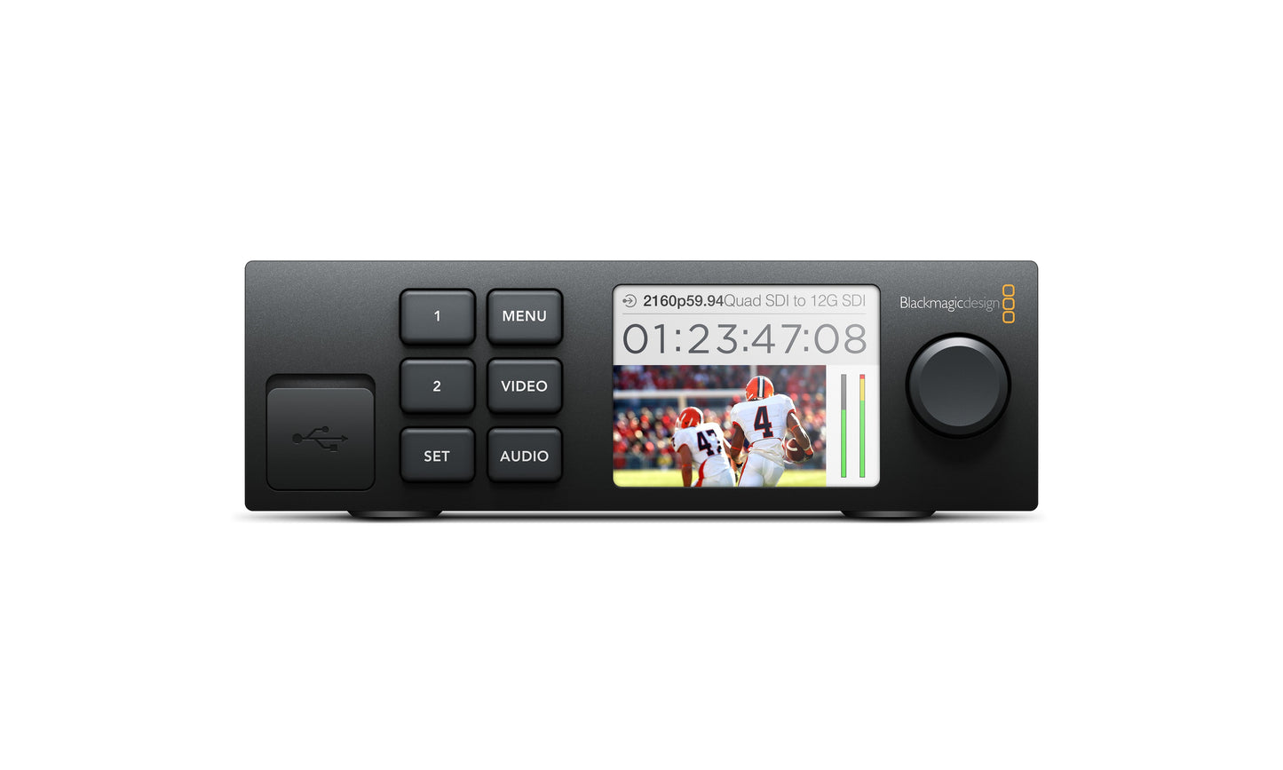 TeranexMini QuadSDIto12GSDI FrontSmartPanel rgb