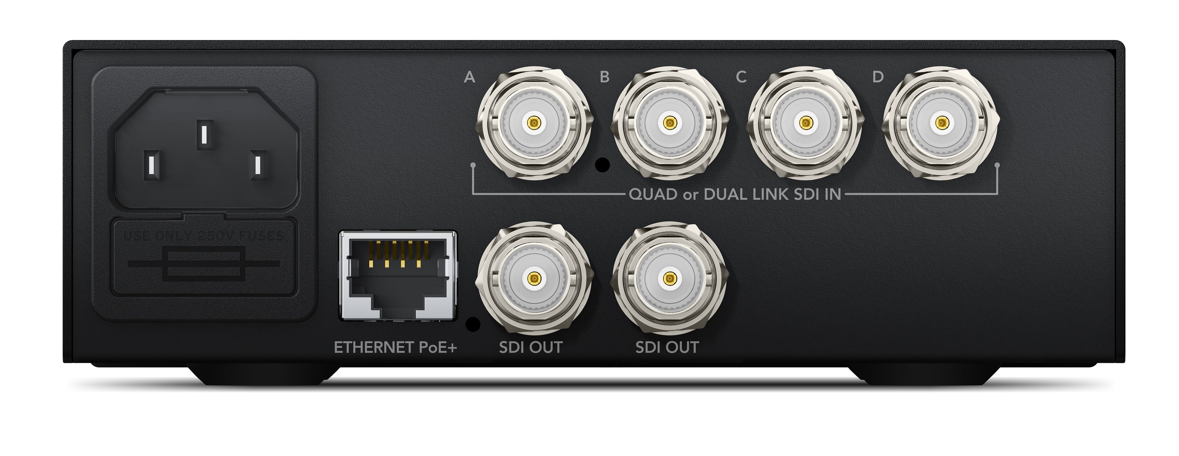 TeranexMini QuadSDIto12GSDI Rear rgb