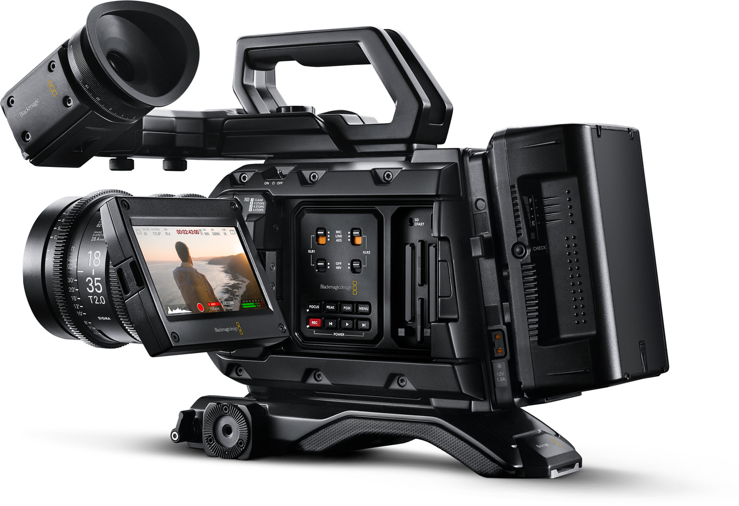 URSA Mini Pro 4 6K G2 Rear Angle
